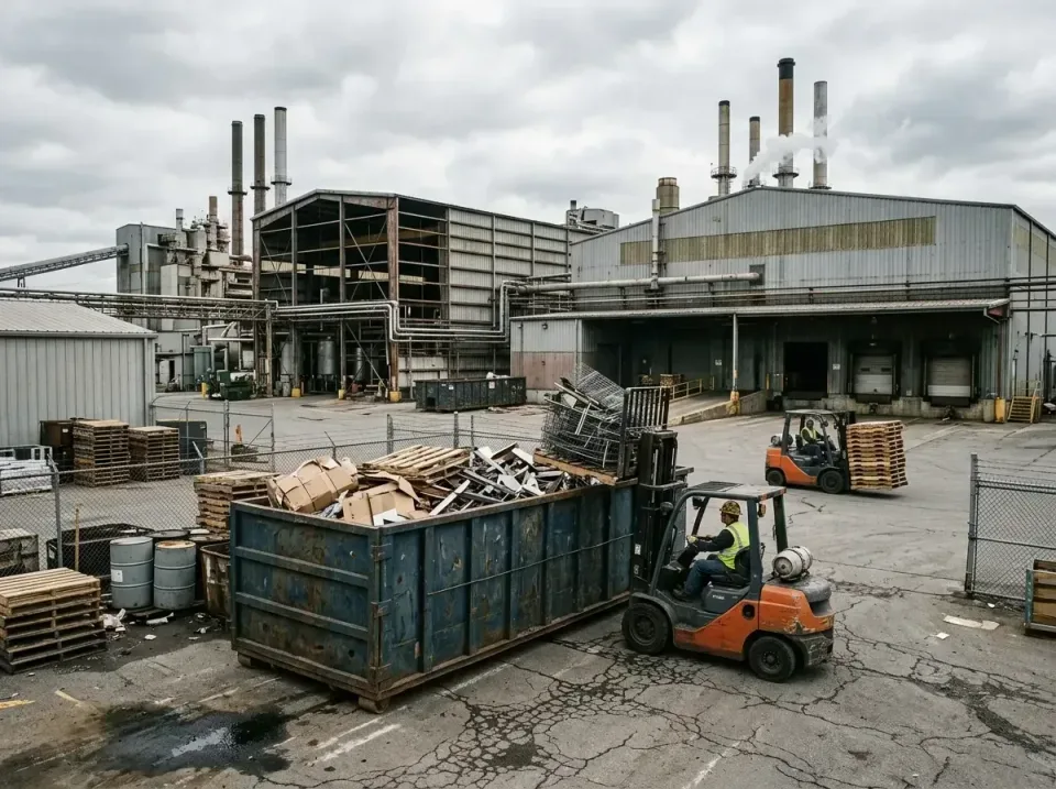industrial-factory-scrap-conta-003 — frequently asked questions, Cheap Roll-off Dumpster Rentals in Columbia, IL